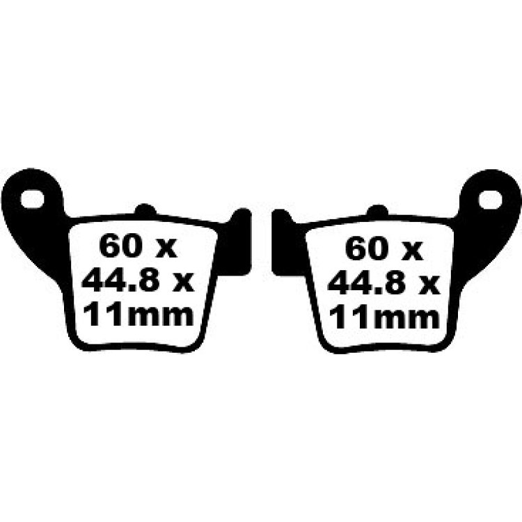 ΤΑΚΑΚΙΑ EBC CR125-250 02-07/CRF250-CRF450 04-16 ΠΙΣΩ FA 346 TT