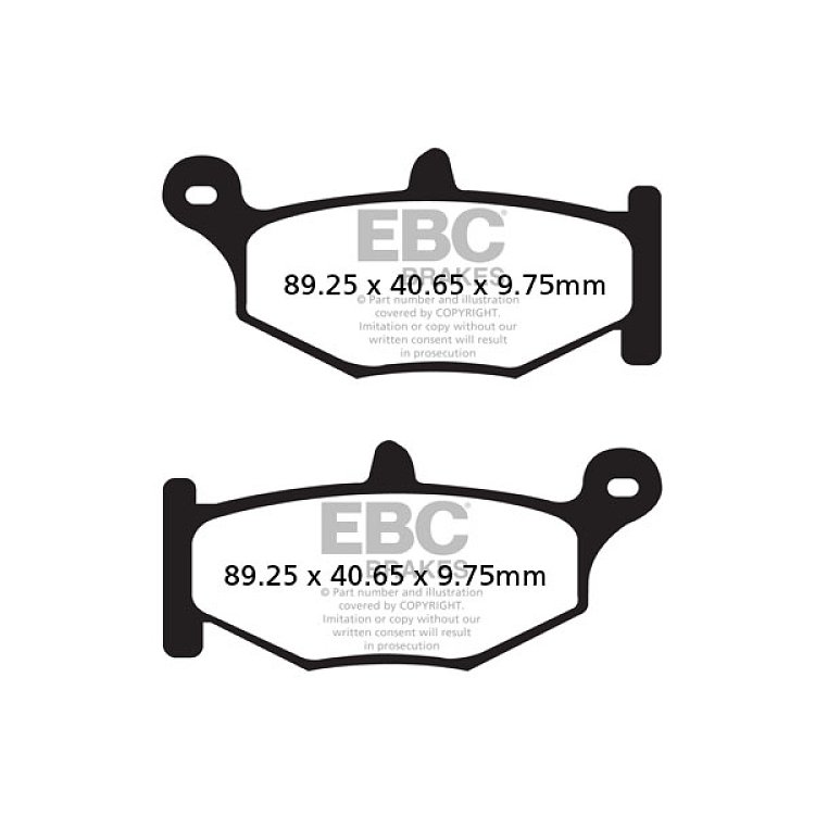 ΤΑΚΑΚΙΑ EBC GSXR1300 08-15/1000 07-10/750/600 06-10/DL1000 14-15 FA 419 HH