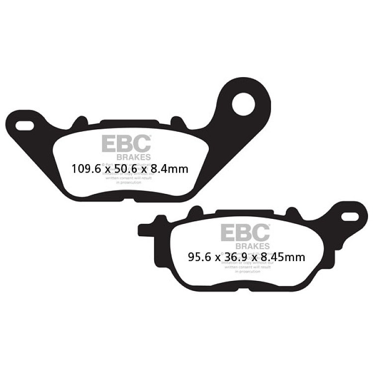 ΤΑΚΑΚΙΑ EBC CRYPTON-X135/Τ110/YBR125 07-16 ΕΜΠΡΟΣ NMAX ΠΙΣΩ SFA 464