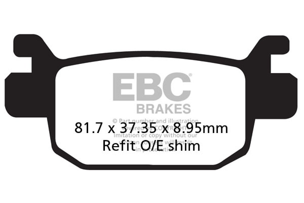 ΤΑΚΑΚΙΑ EBC SH125I/150 09-16/SH300I 07-16 ΠΙΣΩ SFAC 415