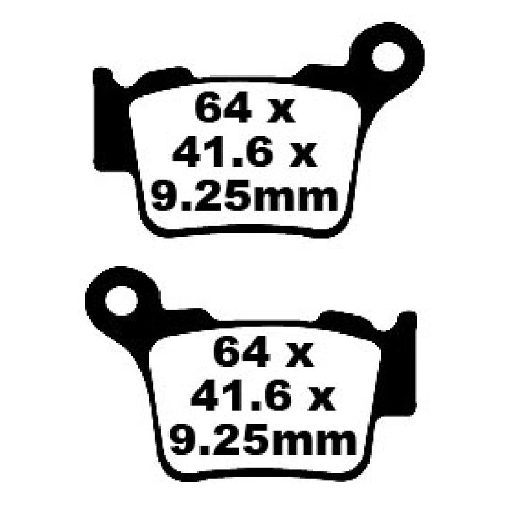 ΤΑΚΑΚΙΑ EBC EXC125-530/SXF250/SMR450-525 ΠΙΣΩ FA 368 TT