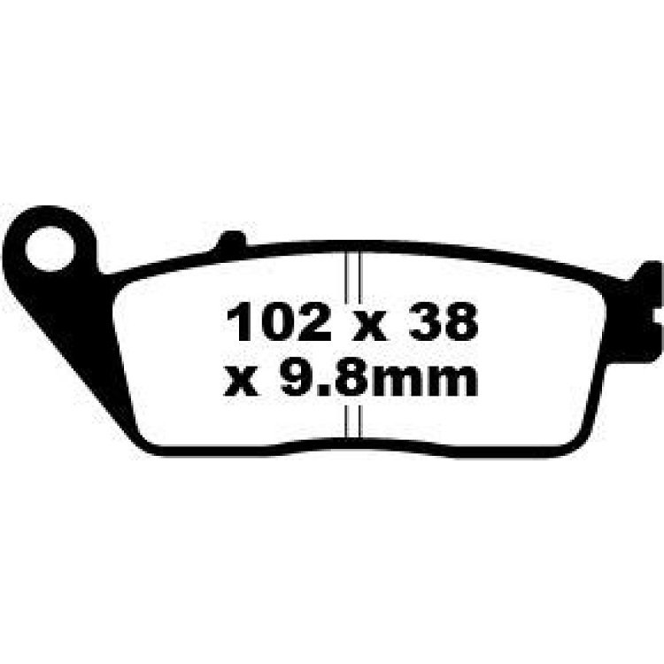 ΤΑΚΑΚΙΑ EBC XMAX125/250/400 ΕΜΠΡΟΣ FA 196 HH