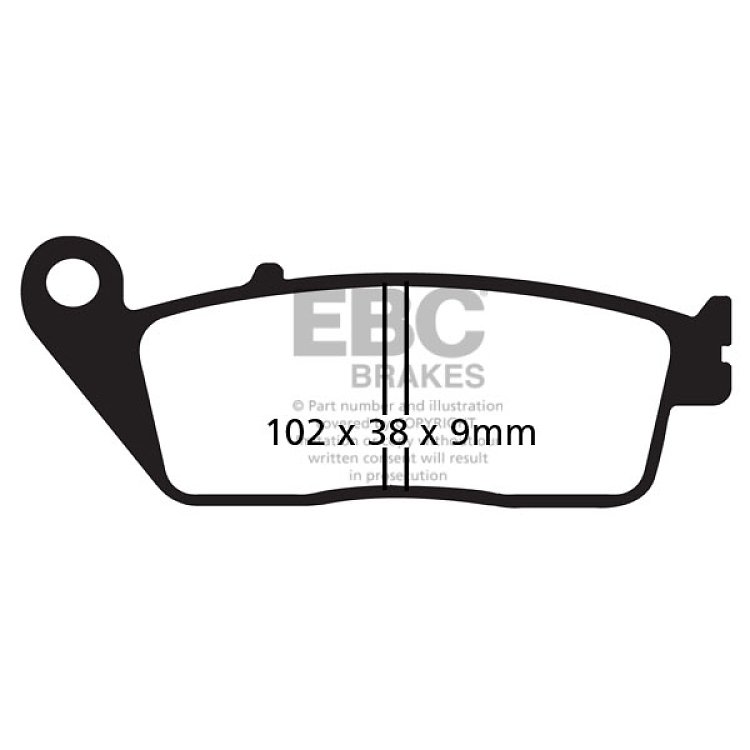 ΤΑΚΑΚΙΑ EBC Z750 07-11 ΕΜΠΡΟΣ FA 142 HH