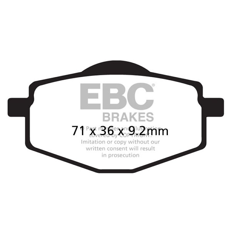 ΤΑΚΑΚΙΑ EBC XT600 ΠΙΣΩ DT125 86-07/XT225 86-06 ΕΜΠΡΟΣ SFA 101 HH