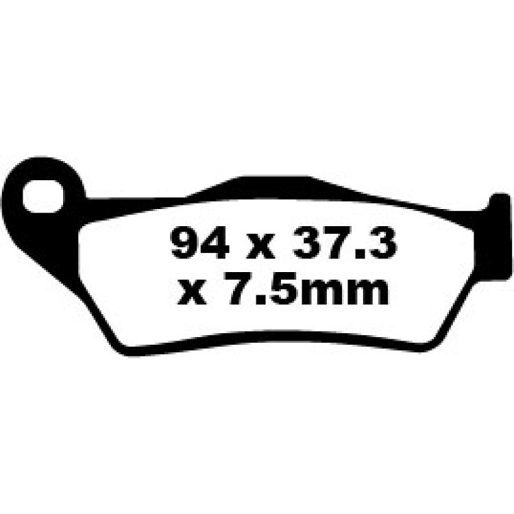 ΤΑΚΑΚΙΑ EBC TTR600 97-02/EXC125/ 250/300/400/450/520 ΕΜΠΡΟΣ SFA 181 HH