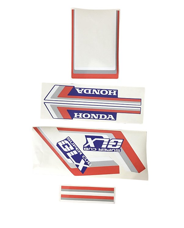ΑΥΤΟΚΟΛΛΗΤΑ HONDA GLX ΚΟΚΚΙΝΟ-ΜΠΛΕ ΣΕΤ