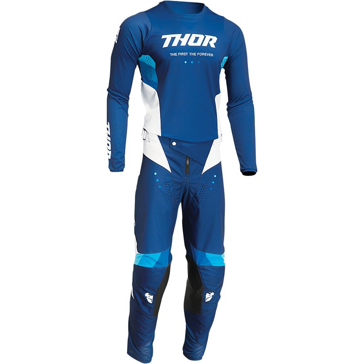 ΜΠΛΟΥΖΑ MX THOR JERSEY PULSE NAVY/WHITE