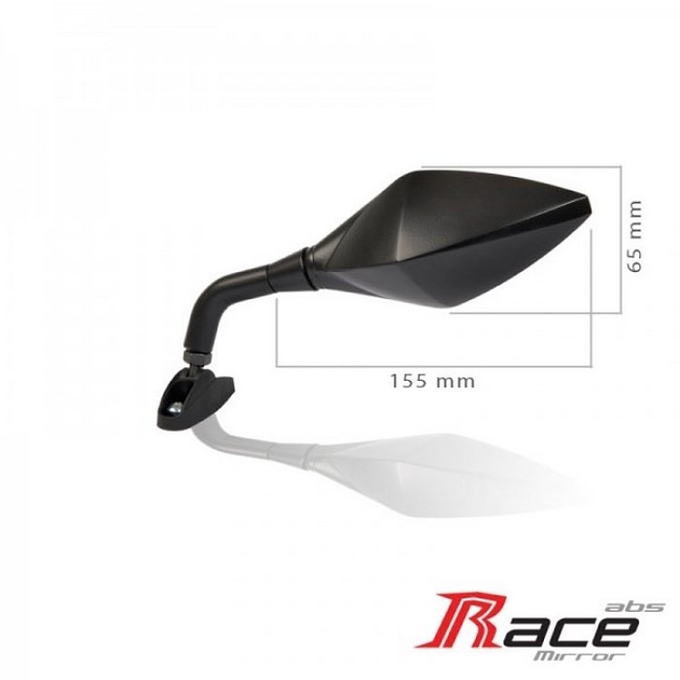 ΚΑΘΡΕΠΤΕΣ RACE FAIRING ΜΑΥΡΟΙ ΣΕΤ BARRACUDA
