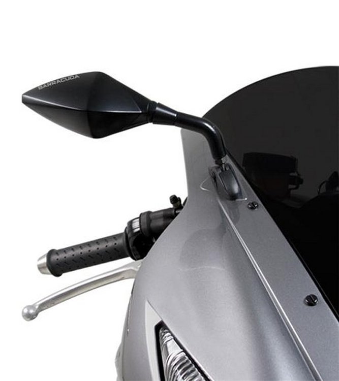 ΚΑΘΡΕΠΤΕΣ RACE FAIRING ΜΑΥΡΟΙ ΣΕΤ BARRACUDA