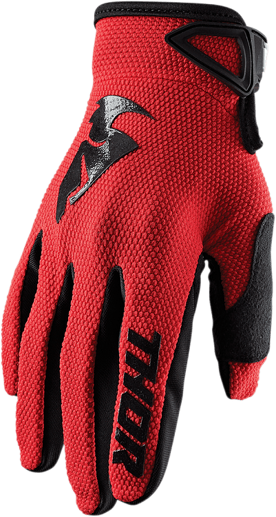 ΓΑΝΤΙΑ THOR MX SECTOR S20 ΚΟΚΚΙΝΟ/ΜΑΥΡΟ