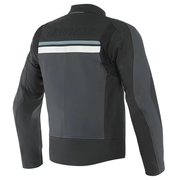 ΜΠΟΥΦΑΝ DAINESE ΔΕΡΜΑΤΙΝΟ HF3 LEATHER JACKET BLACK/GLACIER-GRAY