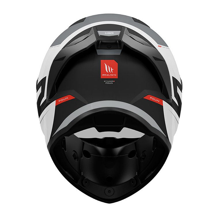 ΚΡΑΝΟΣ MT STINGER 2 ECE22.06 POUN B2 ΓΚΡΙ/ΑΣΠΡΟ ΜΑΤ
