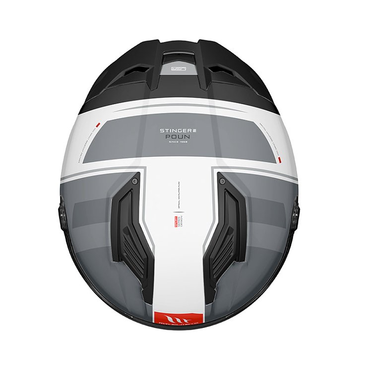 ΚΡΑΝΟΣ MT STINGER 2 ECE22.06 POUN B2 ΓΚΡΙ/ΑΣΠΡΟ ΜΑΤ