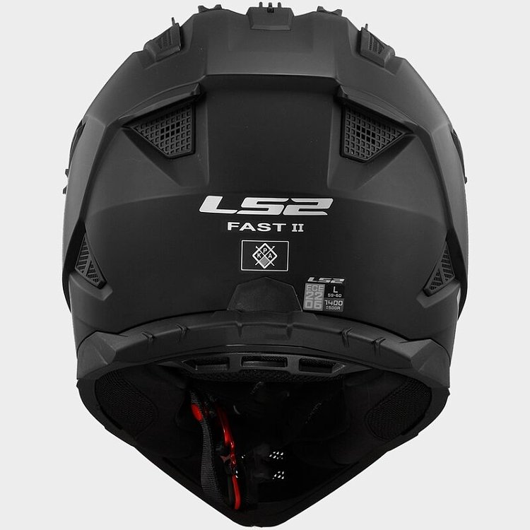ΚΡΑΝΟΣ LS2 MX708 FAST II MATT BLACK ECE22.06