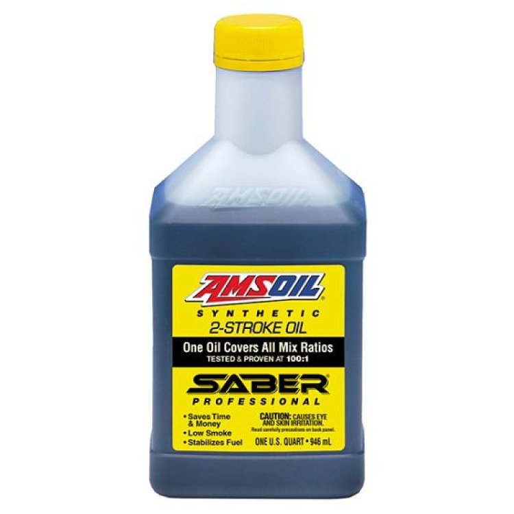 ΛΑΔΙ AMSOIL SABER PROFESIONAL 100% SYNTHETIC 2-STROKE 946ML