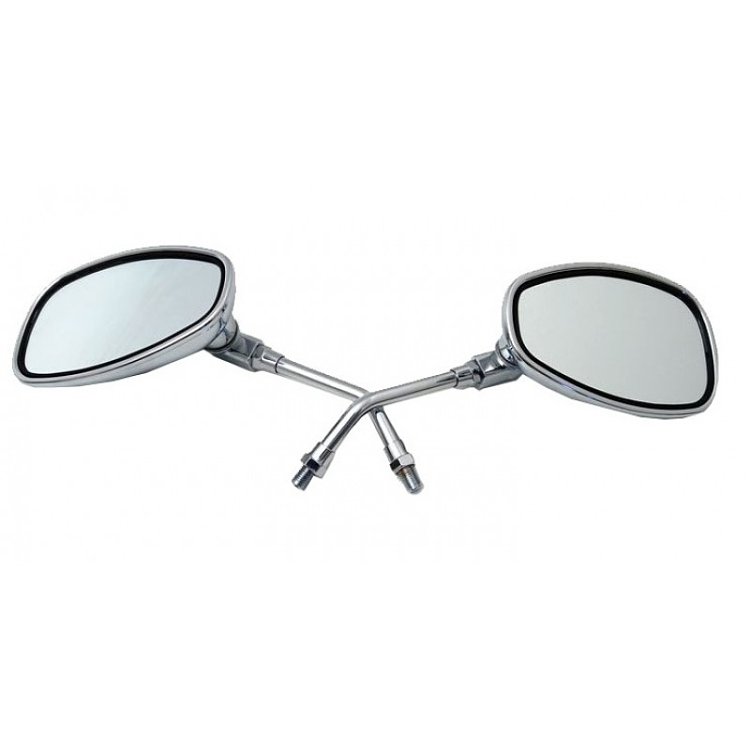 ΚΑΘΡΕΠΤΕΣ HONDA ΟΒΑΛ ΧΡΩΜΙΟ 10MM ΣΕΤ