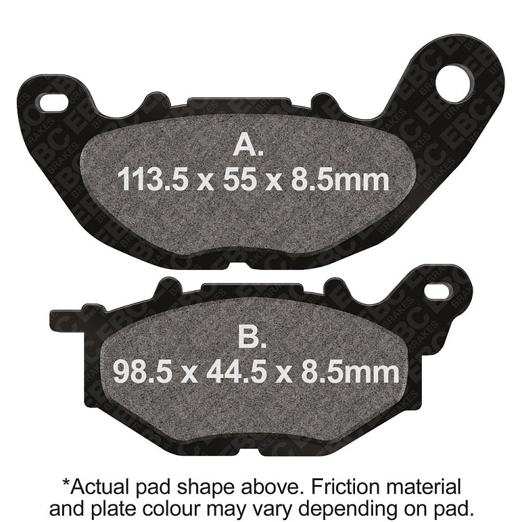 ΤΑΚΑΚΙΑ EBC YAM X-MAX125 18-22/300 17-20/400 18-19 ΕΜΠΡΟΣ SFA 705