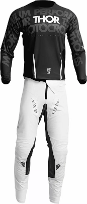 ΜΠΛΟΥΖΑ MX THOR JERSEY PULSE MONO BLACK/WHITE