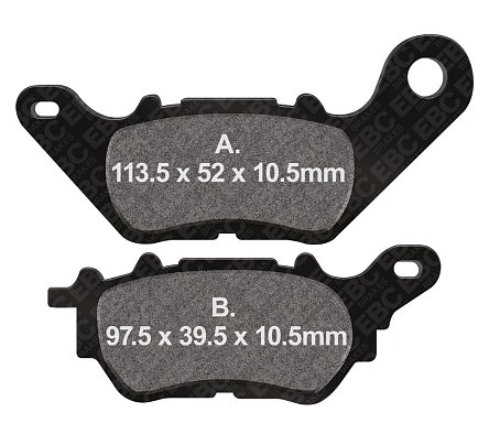 ΤΑΚΑΚΙΑ EBC YAM X-MAX125 21-22/300 17-20/400 18-19 ΠΙΣΩ SFA 706