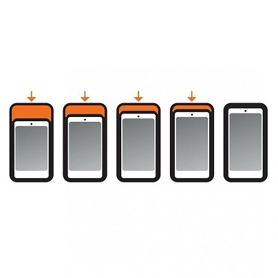 ΘΗΚΗ ΚΙΝΗΤΟΥ UNIVERSAL (78X165mm) HARD CASE DUOLOCK OPTILINE