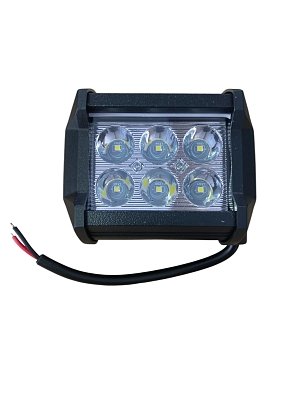 ΠΡΟΒΟΛΕΑΣ ΑΔΙΑΒΡΟΧΟΣ ΤΕΤΡΑΓΩΝΟΣ 10cm 18W 6 SMD IP68 1440LM