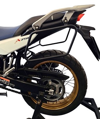 ΒΑΣΕΙΣ ΠΛΑΙΝΕΣ ΓΙΑ ΣΑΜΑΡΙΑ HON XL750 TRANSALP '23-'26 ΜΑΥΡΕΣ