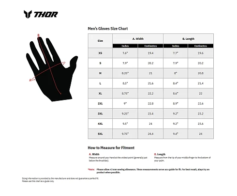 ΓΑΝΤΙΑ THOR MX SPORTMODE AIR ICONIC CHARCOAL
