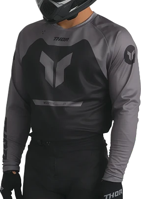 ΜΠΛΟΥΖΑ MX THOR JERSEY RIDEMODE MENACE BLACK/ GREY