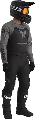 ΜΠΛΟΥΖΑ MX THOR JERSEY RIDEMODE MENACE BLACK/ GREY