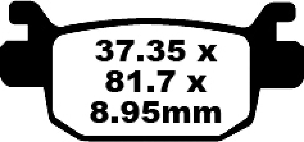 ΤΑΚΑΚΙΑ EBC SH125I/150 09-16/SH300I/350 07-16 ΠΙΣΩ SFA 415 HH