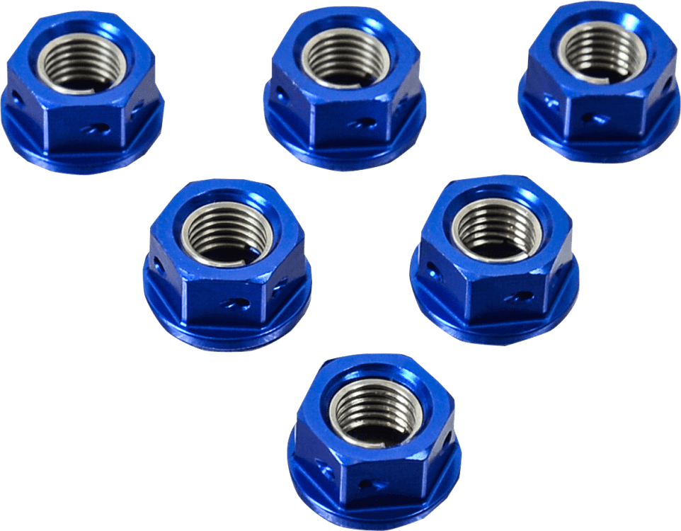 ΠΑΞΙΜΑΔΙΑ ΓΡΑΝΑΖΙΟΥ PRO BOLT ΑΛΟΥΜΙΝΙΟΥ ΜΠΛΕ 10X1.25 6ΤΕΜ