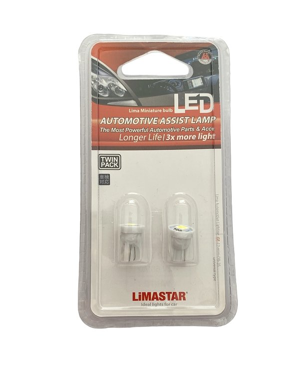 ΛΑΜΠΑ LED T10 W2 ΛΕΥΚΗ ΣΕΤ LIMASTAR