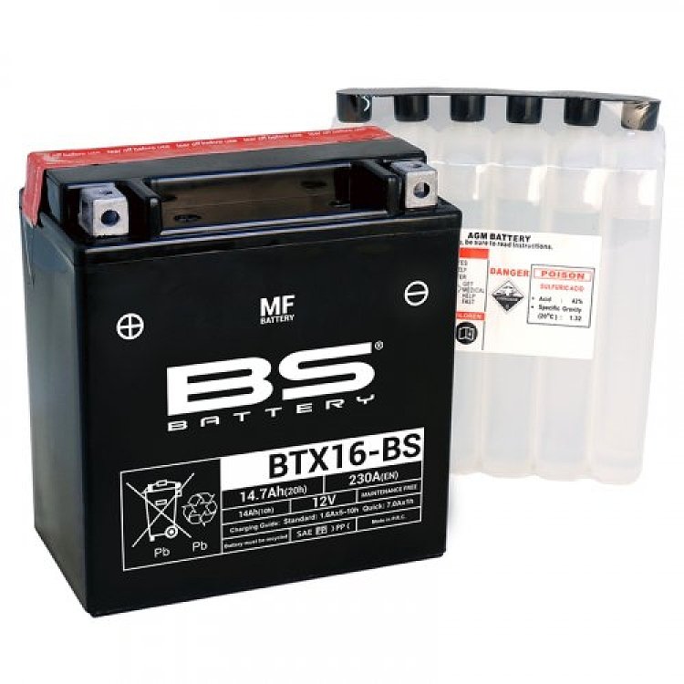 ΜΠΑΤΑΡΙΑ BS BATTERY BTX16-BS