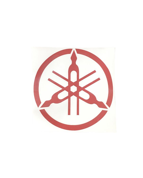 ΑΥΤΟΚΟΛΛΗΤΑ ΣΗΜΑ YAMAHA ΓΙΓΑΣ ΚΟΚΚΙΝΟ 19Χ19