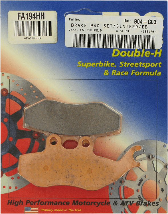 ΤΑΚΑΚΙΑ EBC GEOPOLIS200-400/BEVERLY200 ΕΜΠΡΟΣ FA 194 HH