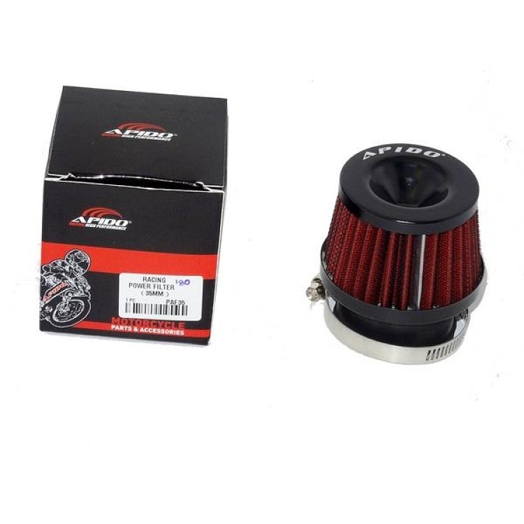 ΦΙΛΤΡΟΧΩΑΝΗ ΝΟ 180 ΚΩΝΙΚΗ ΜΑΥ/ΚΟΚΚΙΝΗ APIDO Φ35