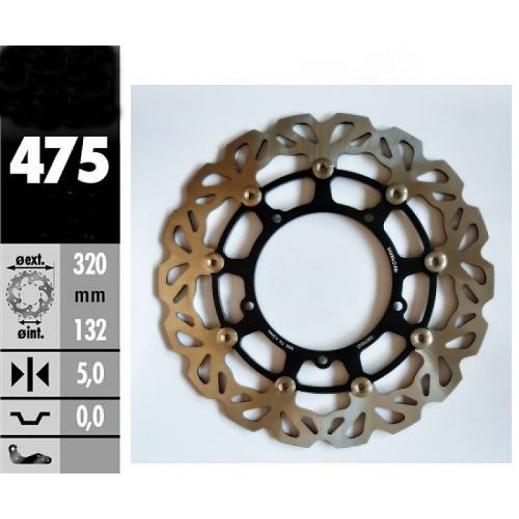 ΔΙΣΚΟΠΛΑΚΑ YZF1000R1 04-21/ R6/ FAZER1000 04-13 ΕΜΠΡΟΣ ARTRAX (475)