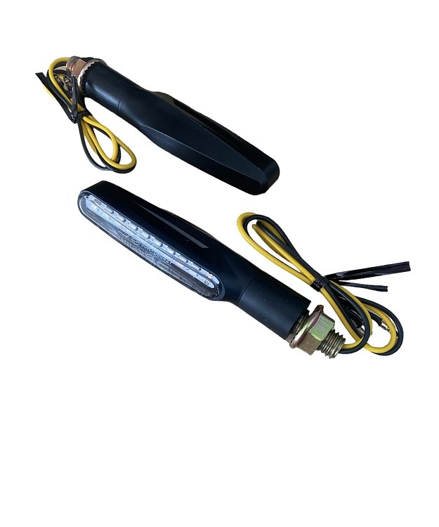 ΦΛΑΣ LED ΜΙΝΙ SEQUENTIAL CH-1040-1-FL ΜΑΥΡΟ ΑΣΠΡΟ ΣΕΤ