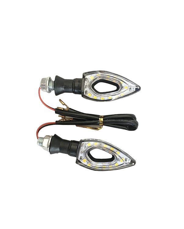 ΦΛΑΣ LED UNIVERSAL ZX-35 ΔΙΑΦΑΝΟ ΣΕΤ SHARK