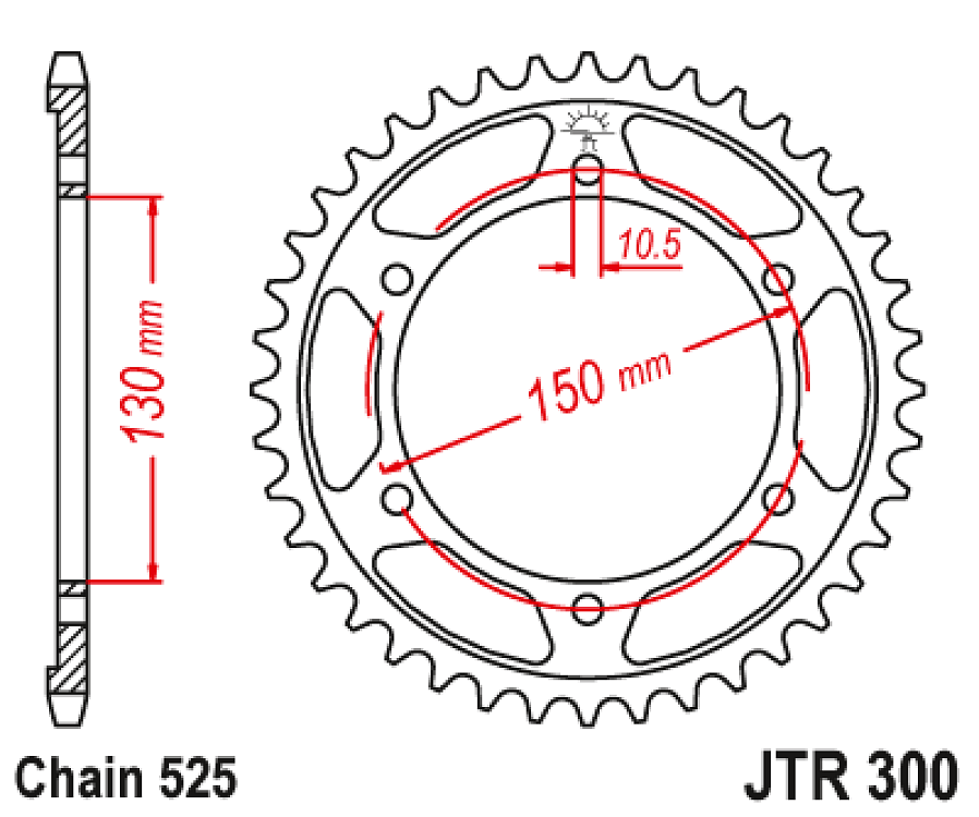 ΓΡΑΝΑΖΙ ΟΠΙΣΘΙΟ TDM900 JTR300.42 525