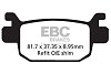 ΤΑΚΑΚΙΑ EBC SH125I/150 09-16/SH300I 07-16 ΠΙΣΩ SFAC 415