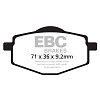 ΤΑΚΑΚΙΑ EBC XT600 ΠΙΣΩ DT125 86-07/XT225 86-06 ΕΜΠΡΟΣ SFA 101 HH