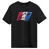 ΜΠΛΟΥΖΑ ΚΟΝΤΟΜΑΝΙΚΗ TEE SS CSF GLOBAL BLACK/RD/WH/BL ALPINESTARS